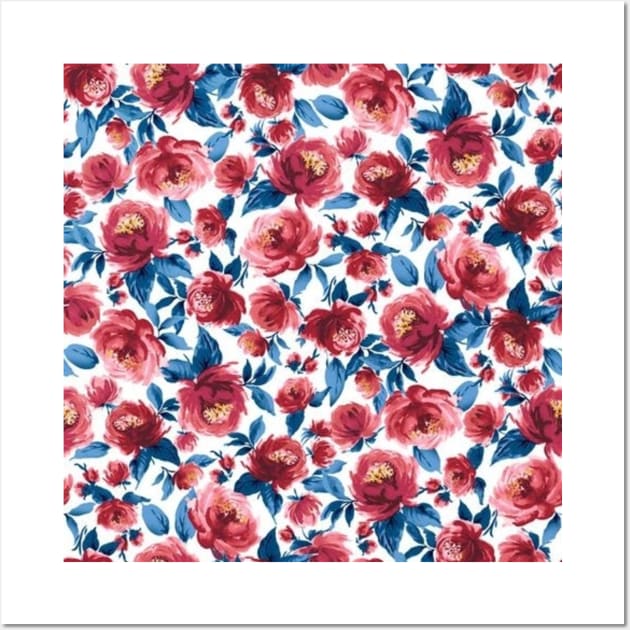 red flowers Wall Art by PREMIUMSHOP